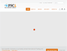 Tablet Screenshot of faizscientific.com